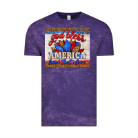 Cloud Purple god bless america land that i love Vintage Tee - HRA Design Shop