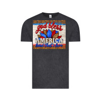 Vintage Black god bless america land that i love Vintage Tee - HRA Design Shop