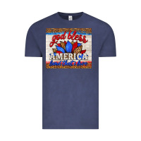 Vintage Denim god bless america land that i love Vintage Tee - HRA Design Shop