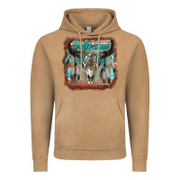 Vintage Camel wild soul boho skull with background Vintage Hoodie - RanaPortraitStore