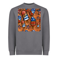 Storm patriotic popsicles seamless pattern Heavyweight Sweatshirt - HRA Design Shop
