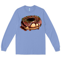 Colony Blue chocolate donut with candies Long Sleeve Tee - AdoDesignShop