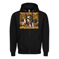 Black Western Cute Hampshire Pigs Zipper Hoodie - LillyAllenDesigns