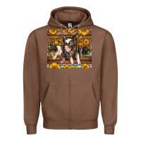 Chestnut Western Cute Hampshire Pigs Zipper Hoodie - LillyAllenDesigns