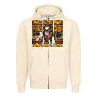 Sandshell Western Cute Hampshire Pigs Zipper Hoodie - LillyAllenDesigns