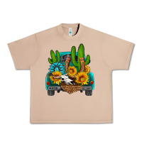 Burro western truck Horseshoe Urban Heavy Tee - HRA Design Shop