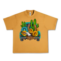 Peanut Butter western truck Horseshoe Urban Heavy Tee - HRA Design Shop