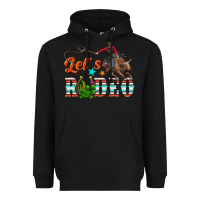 Black lets rodeo Heavyweight Hoodie - NancyCooperArtShop