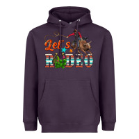 Plum lets rodeo Heavyweight Hoodie - NancyCooperArtShop