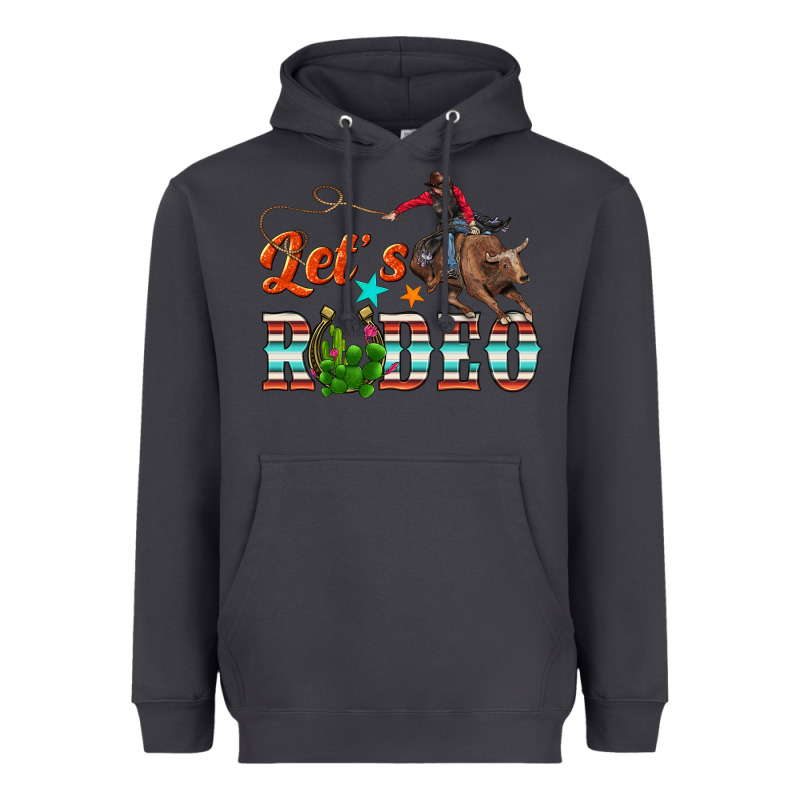 Lets Rodeo Heavyweight Hoodie by NancyCooperArtShop | Teevron