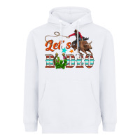 White lets rodeo Heavyweight Hoodie - NancyCooperArtShop