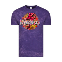 Cloud Purple mama lighting bolt Vintage Tee - RacoonDesign