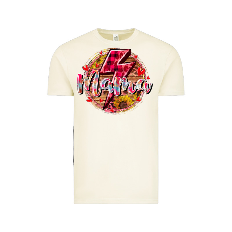 Mama Lighting Bolt Vintage Tee by RacoonDesign | Teevron