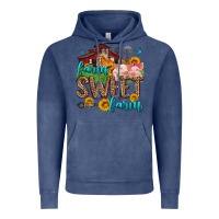 Vintage Denim farm sweet farm Vintage Hoodie - Zillion Design Studio