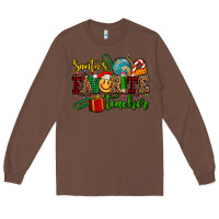 Chestnut santa's favorite teacher Long Sleeve Tee - AdoDesignShop