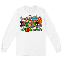 White santa's favorite teacher Long Sleeve Tee - AdoDesignShop