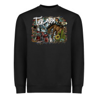 Black texas Heavyweight Sweatshirt - SublimationCraftShop