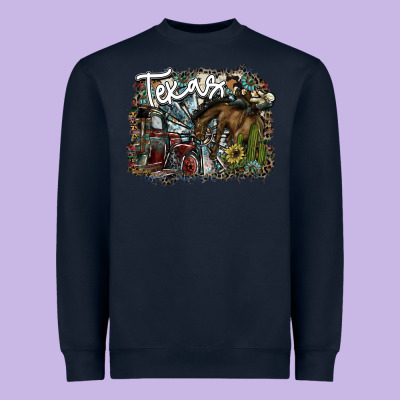 Texas Heavyweight Sweatshirt Designed By Sublimationcraftshop
