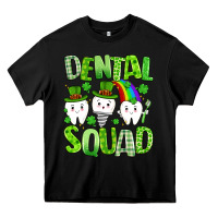 Black st. patricks day dental squad Heavy Core Tee - Artiststas