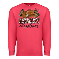Cardinal howdy christmas Premium Sweatshirt - MaliasSmallBusiness