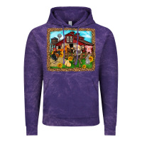 Cloud Purple farm life Vintage Hoodie - Zillion Design Studio