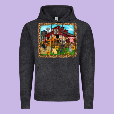 Farm Life Vintage Hoodie Designed By Zillion Design Studio