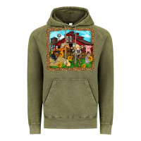 Vintage Olive farm life Vintage Hoodie - Zillion Design Studio
