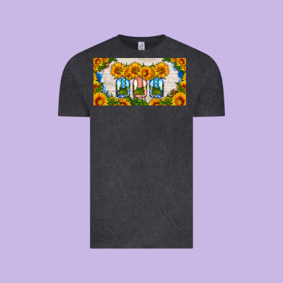 American Mason Jar Sunflower License Plate Vintage Tee Designed By Hra Design Shop