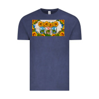 Vintage Denim american mason jar sunflower license plate Vintage Tee - HRA Design Shop
