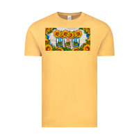 Vintage Mustard american mason jar sunflower license plate Vintage Tee - HRA Design Shop