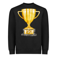 Black throphy cup Heavyweight Sweatshirt - FaDigitalArtStudio