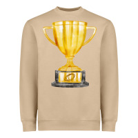 Mushroom throphy cup Heavyweight Sweatshirt - FaDigitalArtStudio