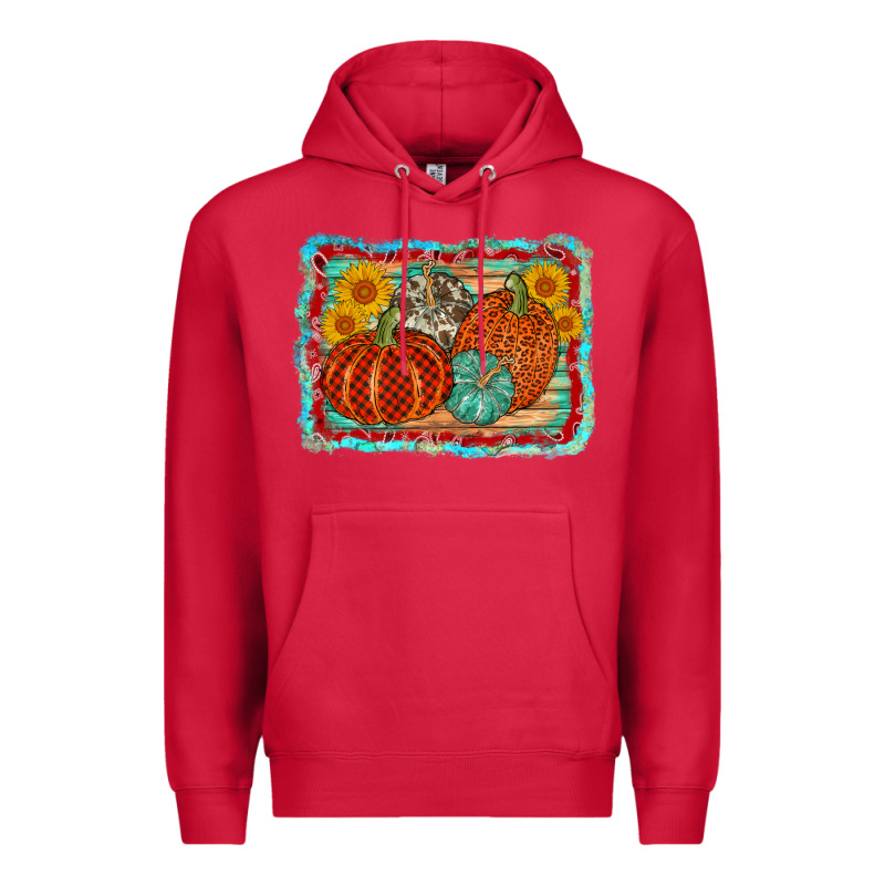 Pumpkin Sunflower Premium Hoodie by AdoDesignShop | Teevron