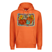 Carrot pumpkin sunflower Premium Hoodie - AdoDesignShop