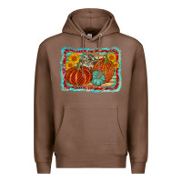 Chestnut pumpkin sunflower Premium Hoodie - AdoDesignShop