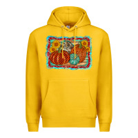 Lemon pumpkin sunflower Premium Hoodie - AdoDesignShop