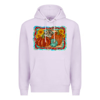 Lilac pumpkin sunflower Premium Hoodie - AdoDesignShop