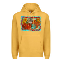 Mustard pumpkin sunflower Premium Hoodie - AdoDesignShop