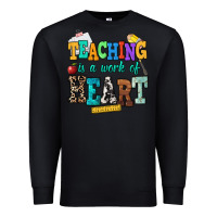 Black teaching is a work of heart Premium Sweatshirt - NancyCooperArtShop