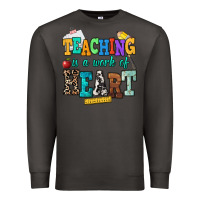 Smoke teaching is a work of heart Premium Sweatshirt - NancyCooperArtShop