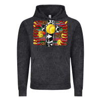 Vintage Black softball cross serape leopard background Vintage Hoodie - RanaPortraitStore