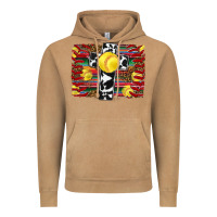 Vintage Camel softball cross serape leopard background Vintage Hoodie - RanaPortraitStore