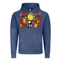 Softball Cross Serape Leopard Background Vintage Hoodie | Teevron