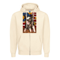 Sandshell Western American Pig Zipper Hoodie - LillyAllenDesigns