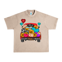 French Oak western truck with heart Urban Heavy Tee - HRA Design Shop