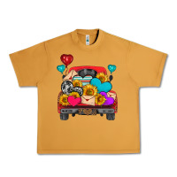 Peanut Butter western truck with heart Urban Heavy Tee - HRA Design Shop