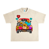 Sandshell western truck with heart Urban Heavy Tee - HRA Design Shop