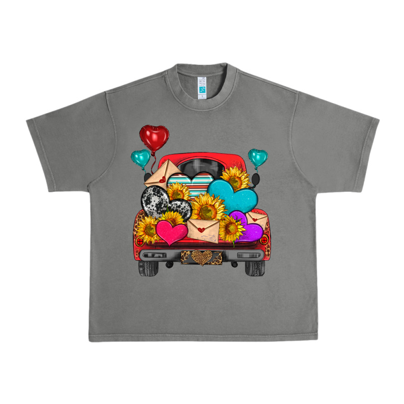 Western Truck With Heart Urban Heavy Tee by HRA Design Shop | Teevron