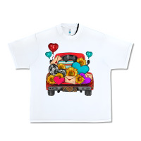 White western truck with heart Urban Heavy Tee - HRA Design Shop