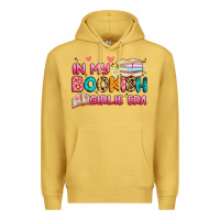 Antique Gold in my bookish girlie era Premium Hoodie - Artiststas